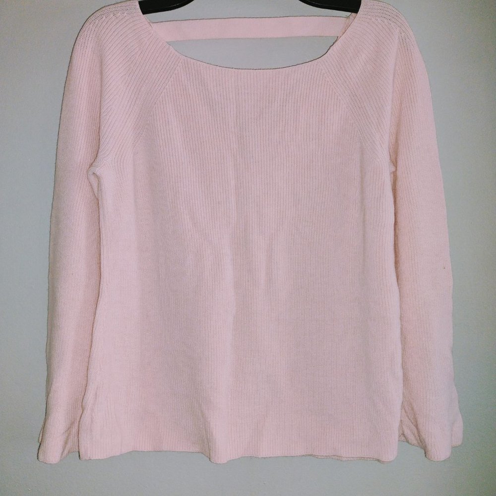 LOFT   blusa acanalada mangas acampanada talla L